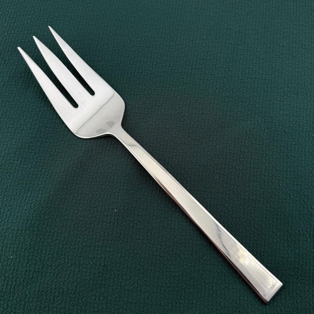 Dansk Meridian 18/10 Stainless Flatware Cold‎ Meat Serving Fork 9" Silverware